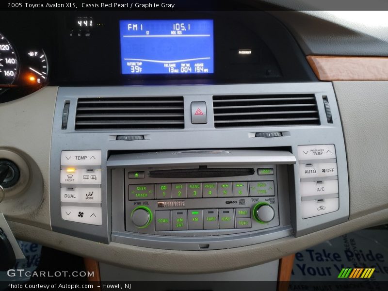 Cassis Red Pearl / Graphite Gray 2005 Toyota Avalon XLS