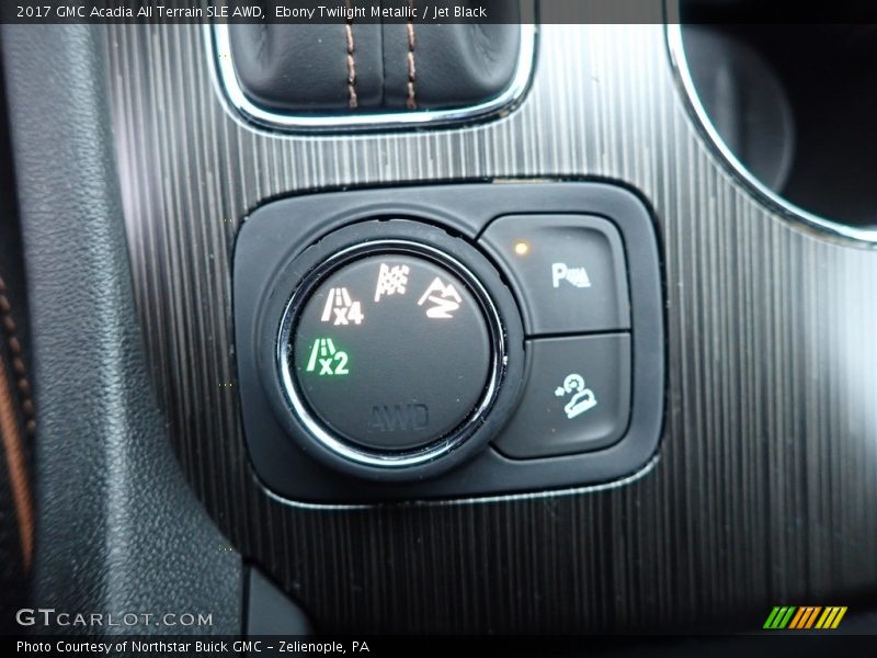 Controls of 2017 Acadia All Terrain SLE AWD