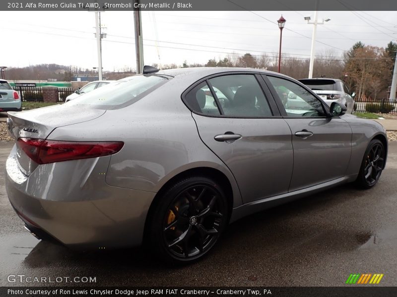 Stromboli Gray Metallic / Black 2021 Alfa Romeo Giulia TI AWD