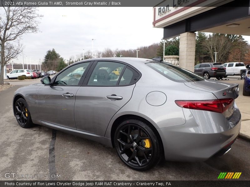 Stromboli Gray Metallic / Black 2021 Alfa Romeo Giulia TI AWD