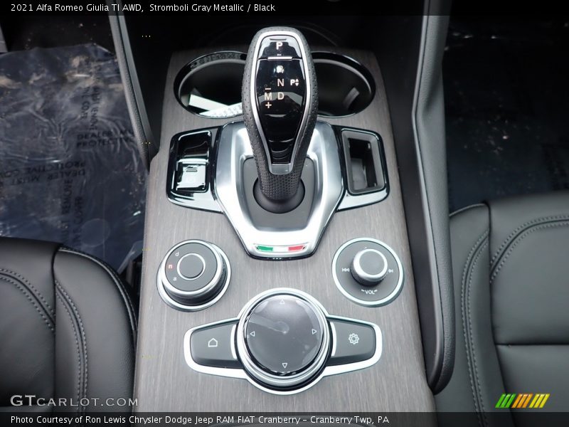 Stromboli Gray Metallic / Black 2021 Alfa Romeo Giulia TI AWD