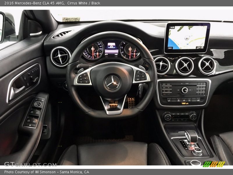 Cirrus White / Black 2016 Mercedes-Benz CLA 45 AMG