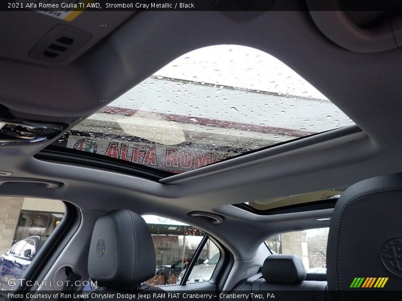 Stromboli Gray Metallic / Black 2021 Alfa Romeo Giulia TI AWD