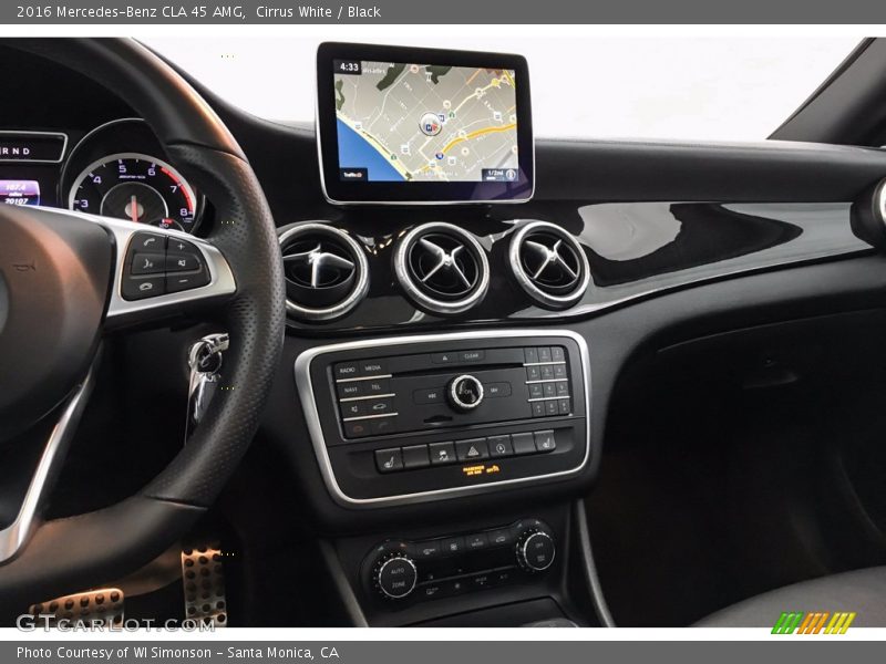 Cirrus White / Black 2016 Mercedes-Benz CLA 45 AMG
