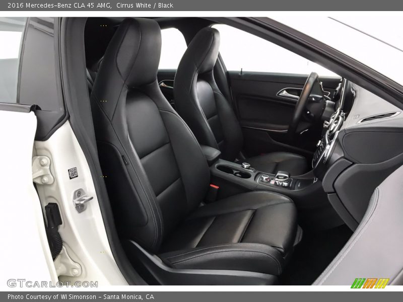 Cirrus White / Black 2016 Mercedes-Benz CLA 45 AMG