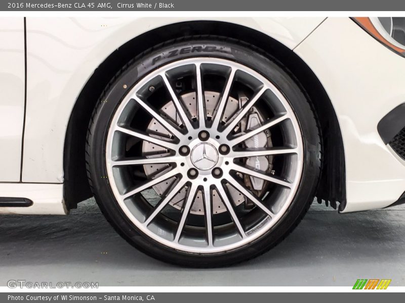 Cirrus White / Black 2016 Mercedes-Benz CLA 45 AMG