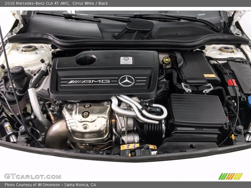 Cirrus White / Black 2016 Mercedes-Benz CLA 45 AMG