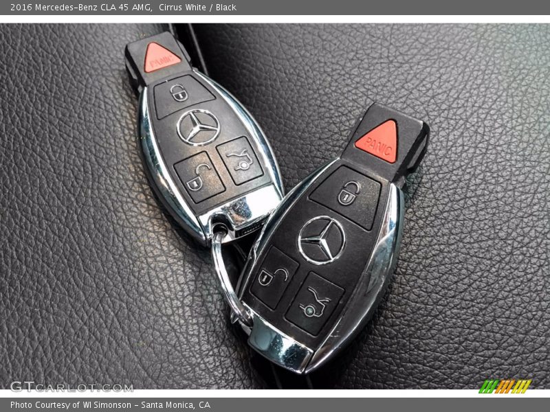 Cirrus White / Black 2016 Mercedes-Benz CLA 45 AMG