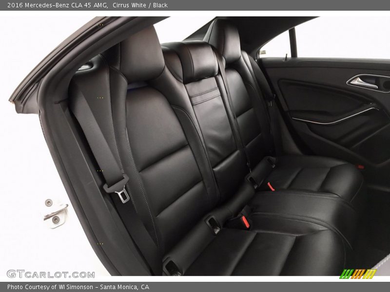 Cirrus White / Black 2016 Mercedes-Benz CLA 45 AMG
