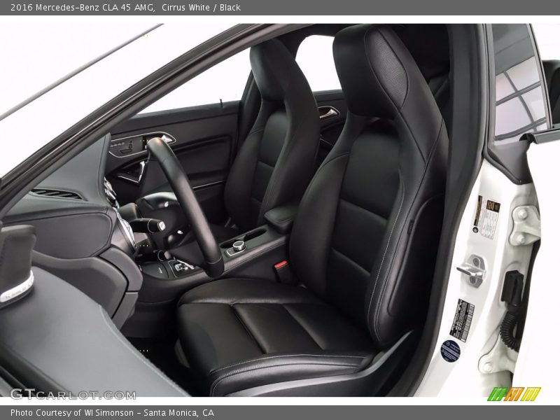 Cirrus White / Black 2016 Mercedes-Benz CLA 45 AMG