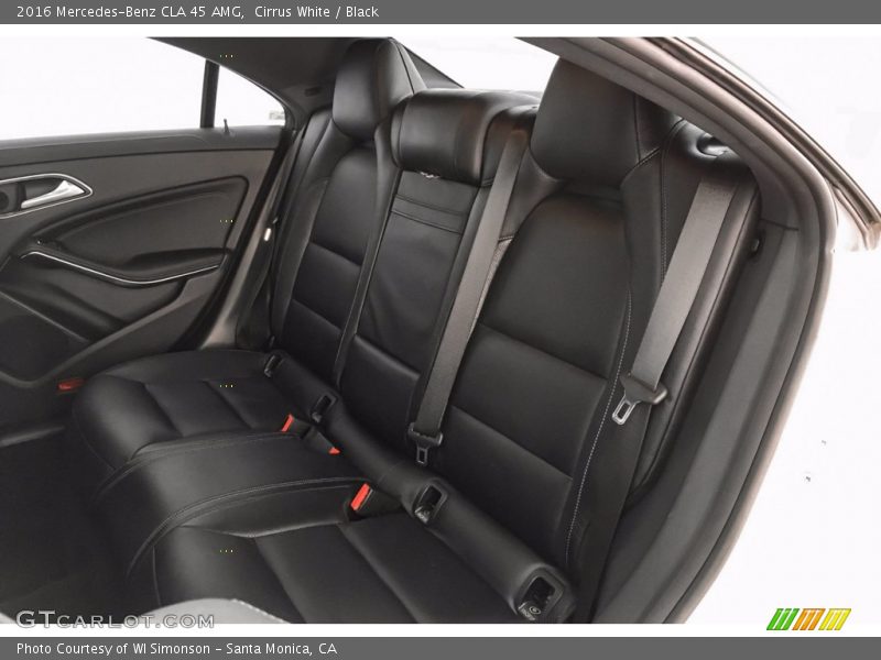 Cirrus White / Black 2016 Mercedes-Benz CLA 45 AMG