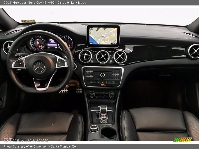 Cirrus White / Black 2016 Mercedes-Benz CLA 45 AMG