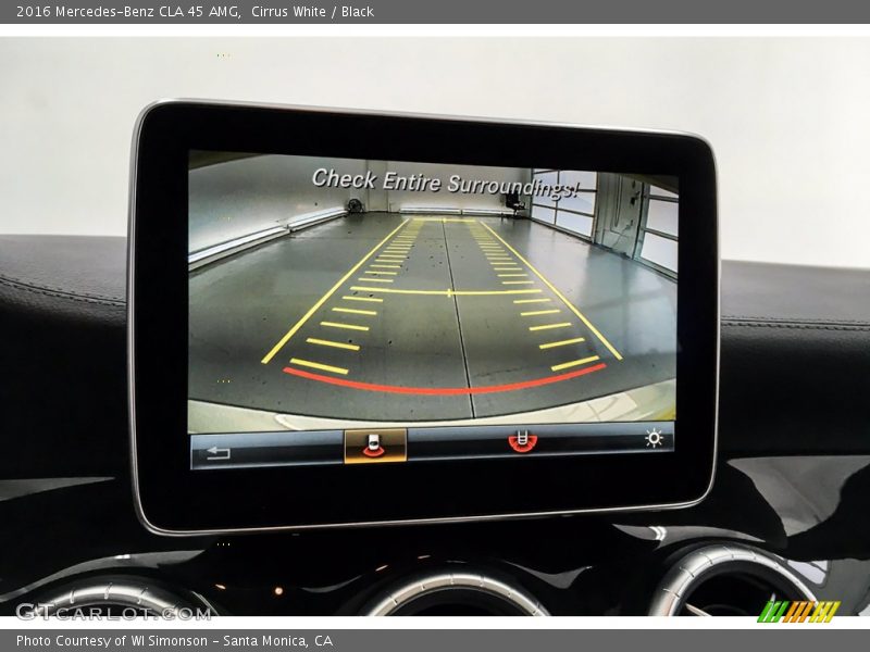 Cirrus White / Black 2016 Mercedes-Benz CLA 45 AMG