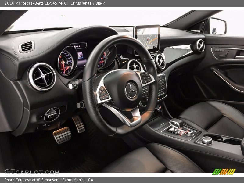 Cirrus White / Black 2016 Mercedes-Benz CLA 45 AMG