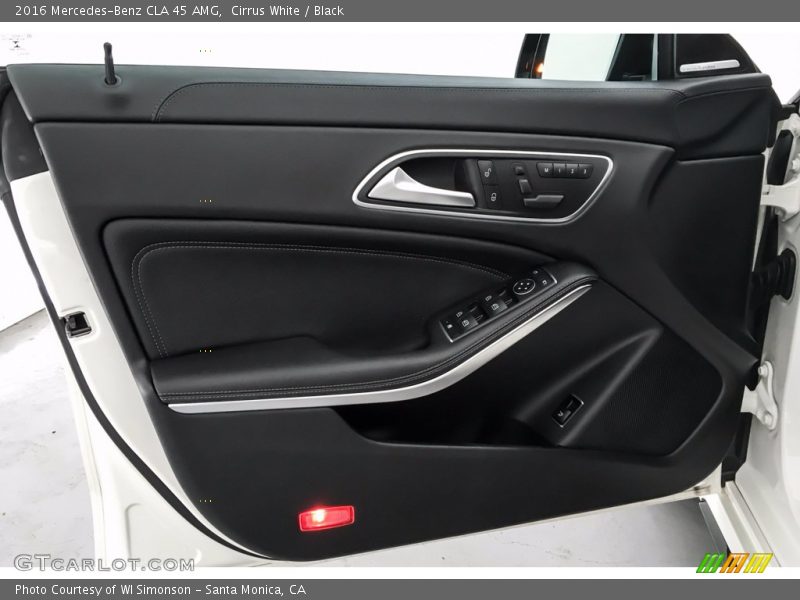 Cirrus White / Black 2016 Mercedes-Benz CLA 45 AMG