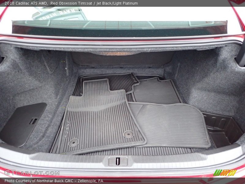 Red Obsession Tintcoat / Jet Black/Light Platinum 2018 Cadillac ATS AWD