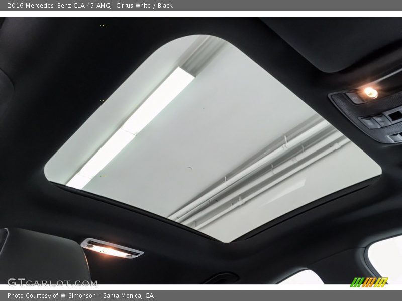 Cirrus White / Black 2016 Mercedes-Benz CLA 45 AMG