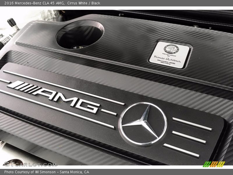 Cirrus White / Black 2016 Mercedes-Benz CLA 45 AMG