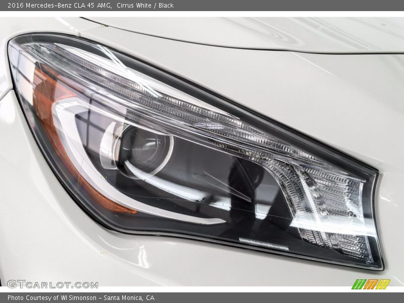 Cirrus White / Black 2016 Mercedes-Benz CLA 45 AMG