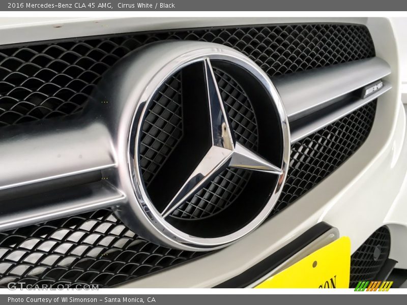 Cirrus White / Black 2016 Mercedes-Benz CLA 45 AMG