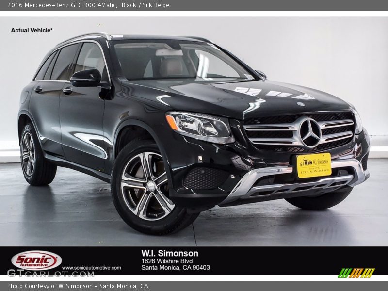 Black / Silk Beige 2016 Mercedes-Benz GLC 300 4Matic
