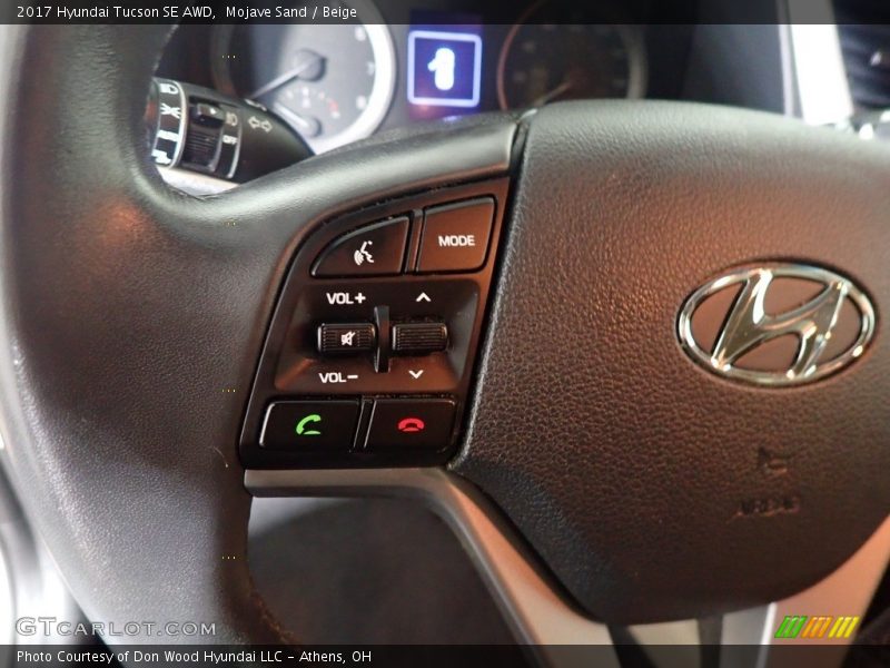 Mojave Sand / Beige 2017 Hyundai Tucson SE AWD