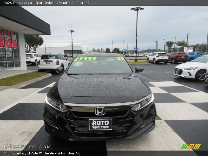 Crystal Black Pearl / Black 2020 Honda Accord Sport Sedan