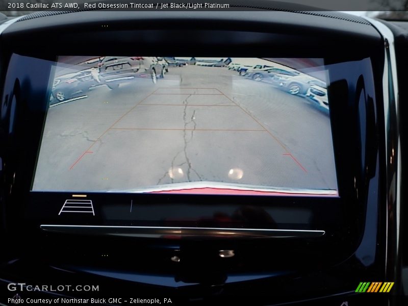 Red Obsession Tintcoat / Jet Black/Light Platinum 2018 Cadillac ATS AWD