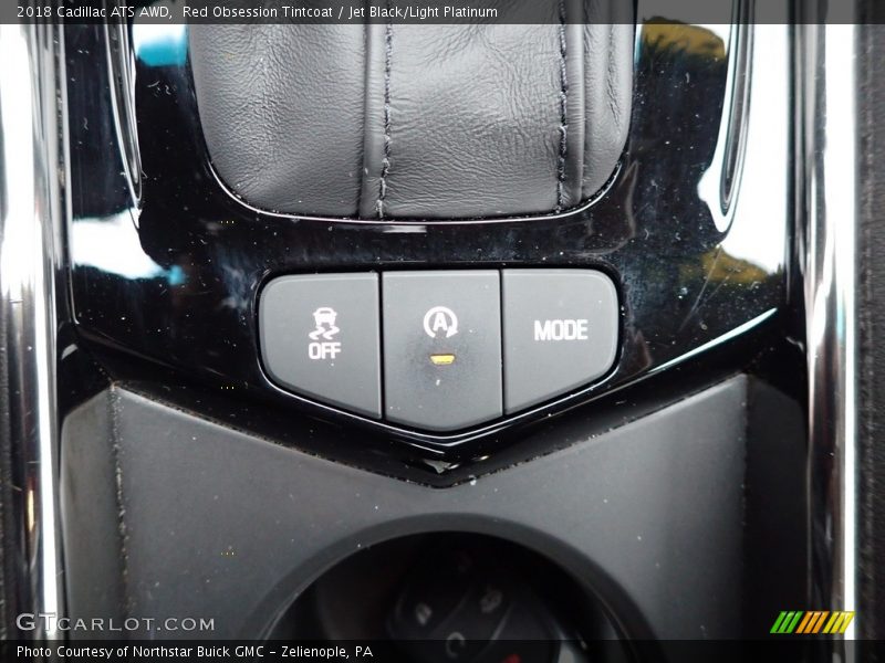 Red Obsession Tintcoat / Jet Black/Light Platinum 2018 Cadillac ATS AWD
