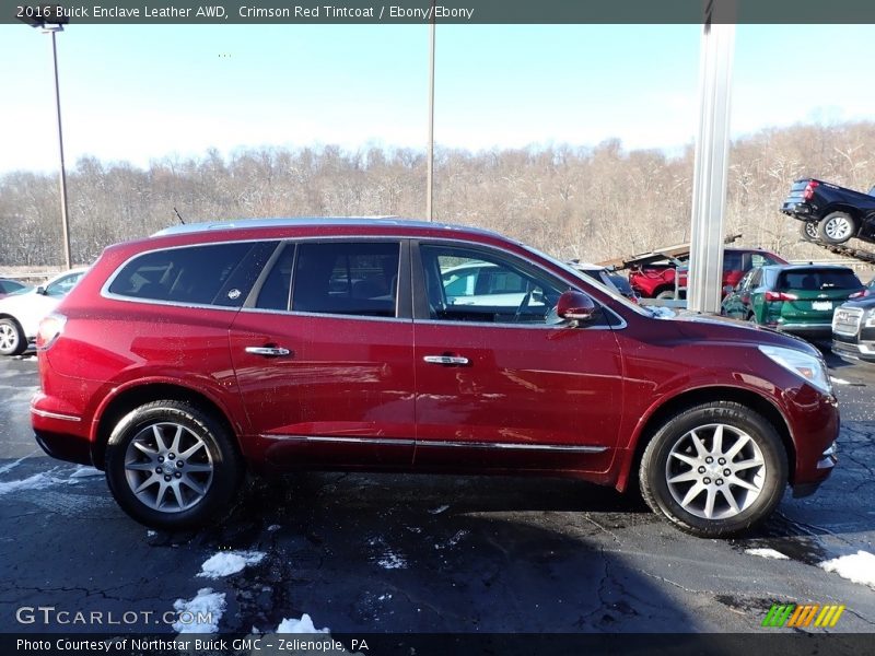 Crimson Red Tintcoat / Ebony/Ebony 2016 Buick Enclave Leather AWD