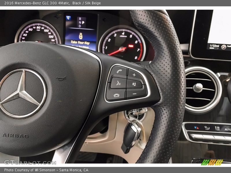 Black / Silk Beige 2016 Mercedes-Benz GLC 300 4Matic