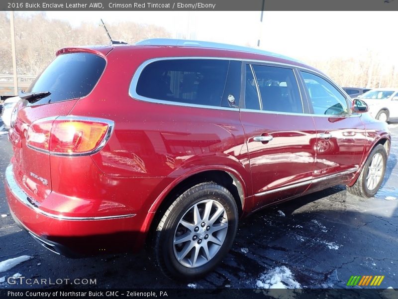 Crimson Red Tintcoat / Ebony/Ebony 2016 Buick Enclave Leather AWD