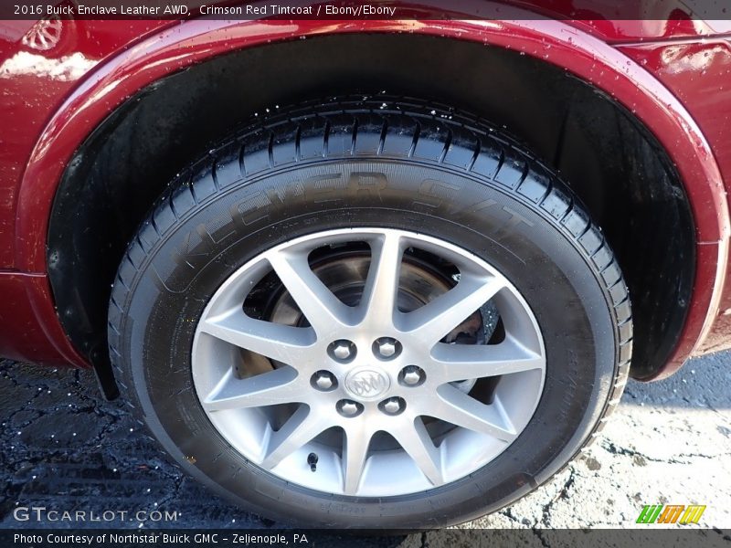 Crimson Red Tintcoat / Ebony/Ebony 2016 Buick Enclave Leather AWD