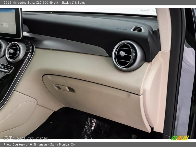 Black / Silk Beige 2016 Mercedes-Benz GLC 300 4Matic