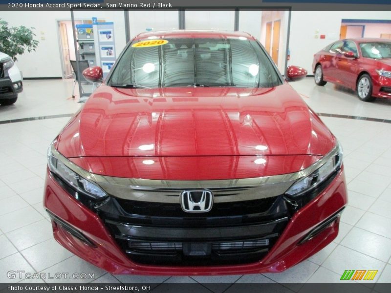 San Marino Red / Black 2020 Honda Accord Sport Sedan