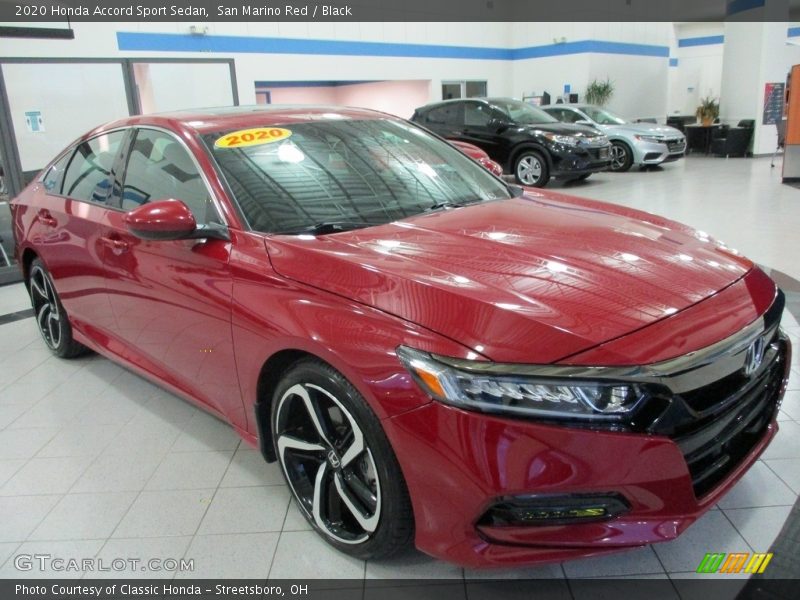 San Marino Red / Black 2020 Honda Accord Sport Sedan