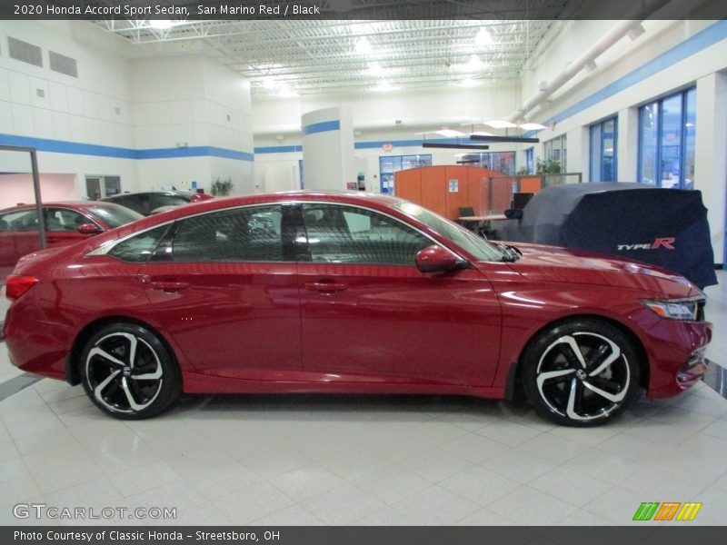 San Marino Red / Black 2020 Honda Accord Sport Sedan