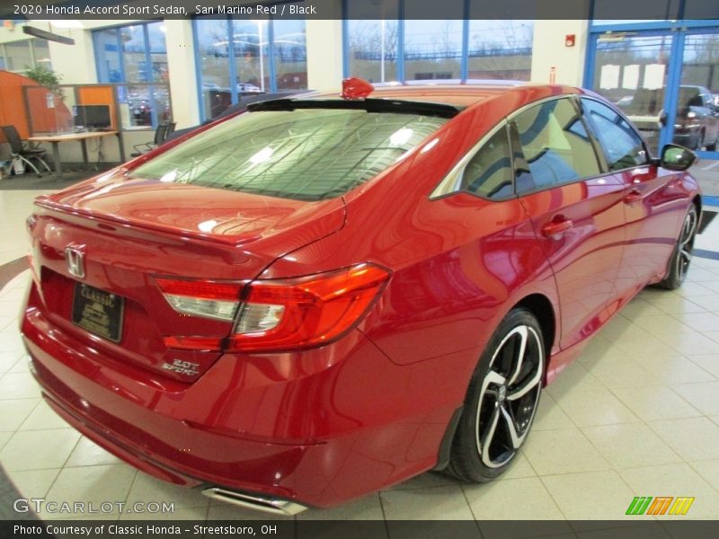 San Marino Red / Black 2020 Honda Accord Sport Sedan