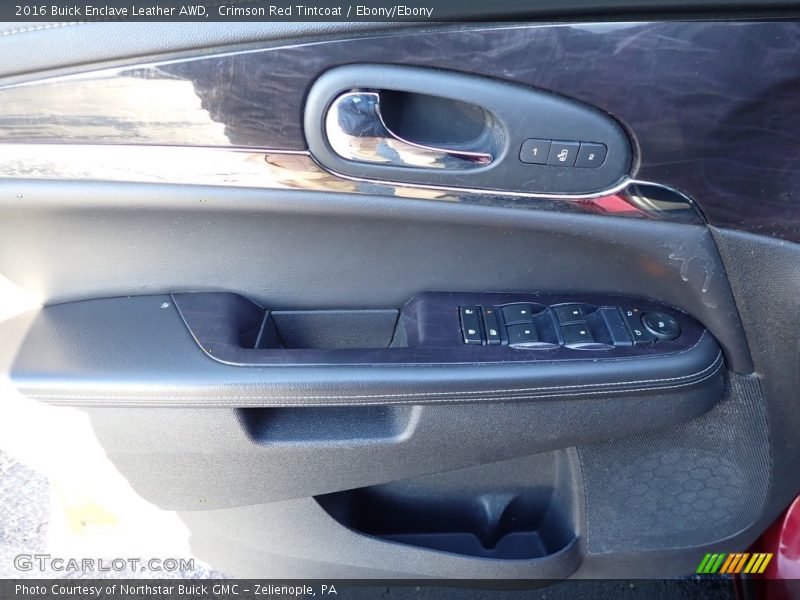 Crimson Red Tintcoat / Ebony/Ebony 2016 Buick Enclave Leather AWD