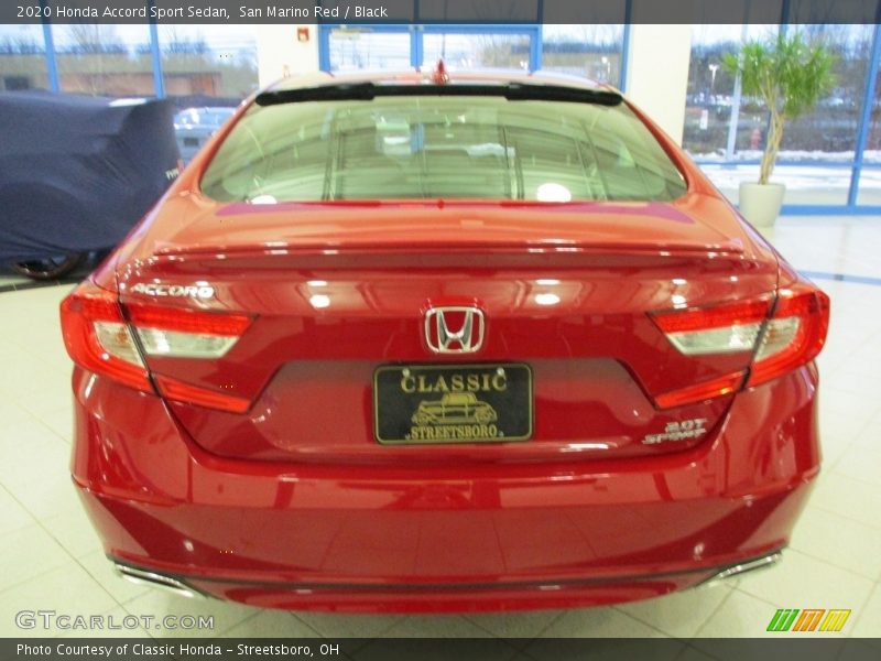 San Marino Red / Black 2020 Honda Accord Sport Sedan