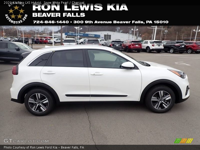 Snow White Pearl / Charcoal 2020 Kia Niro LXS Hybrid