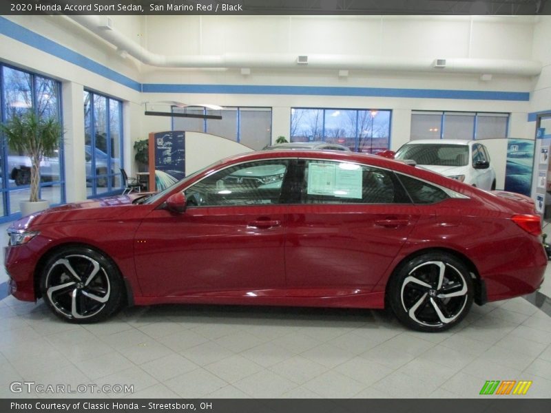 San Marino Red / Black 2020 Honda Accord Sport Sedan