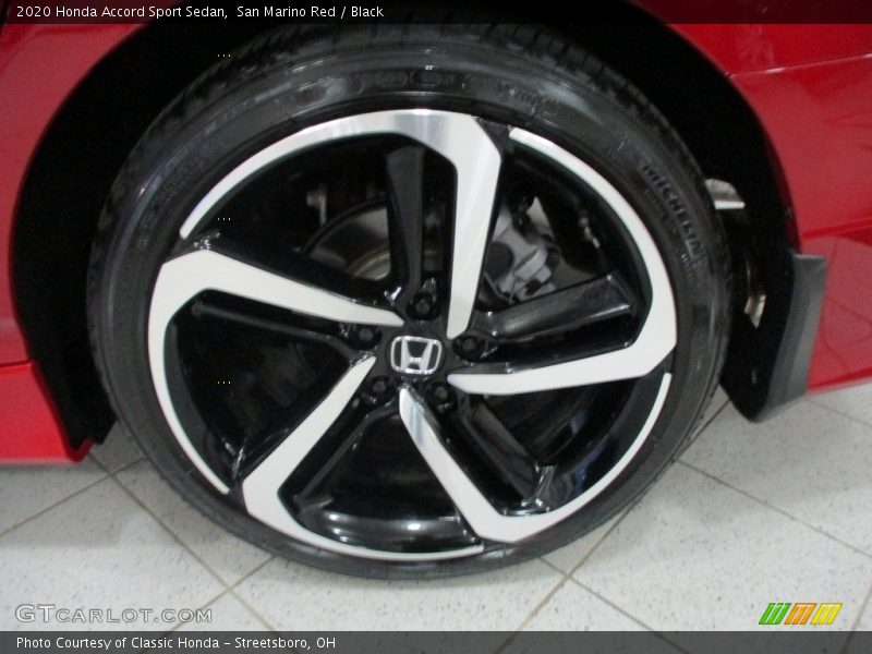 San Marino Red / Black 2020 Honda Accord Sport Sedan
