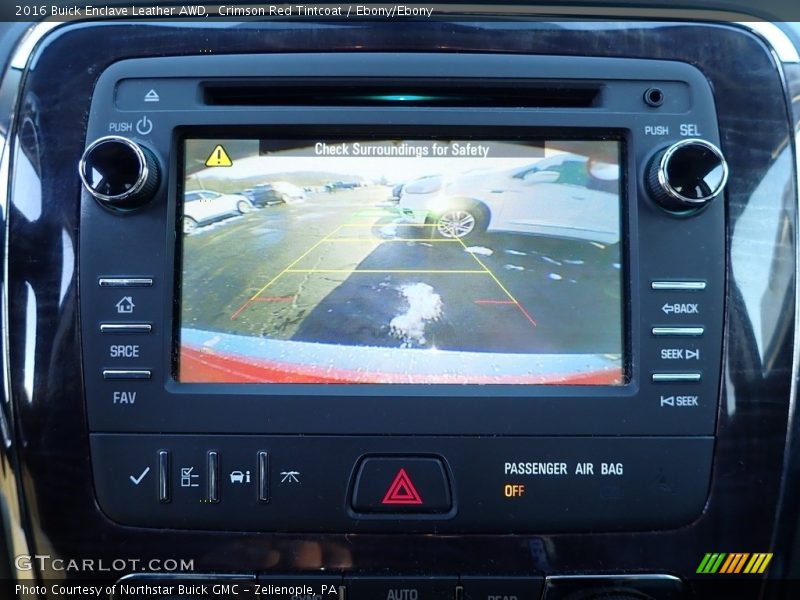 Crimson Red Tintcoat / Ebony/Ebony 2016 Buick Enclave Leather AWD