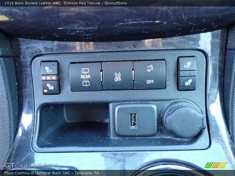 Crimson Red Tintcoat / Ebony/Ebony 2016 Buick Enclave Leather AWD