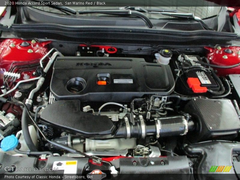 San Marino Red / Black 2020 Honda Accord Sport Sedan