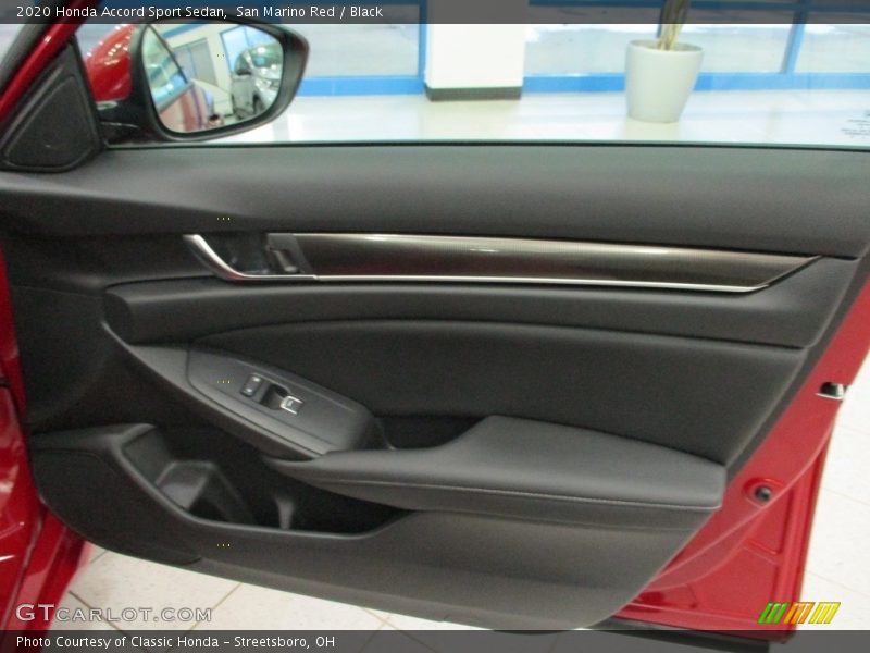 San Marino Red / Black 2020 Honda Accord Sport Sedan