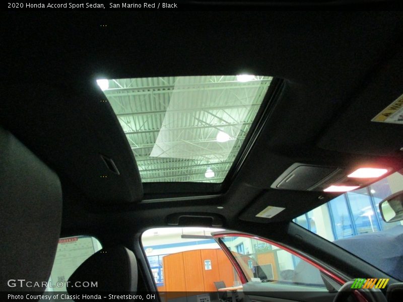San Marino Red / Black 2020 Honda Accord Sport Sedan