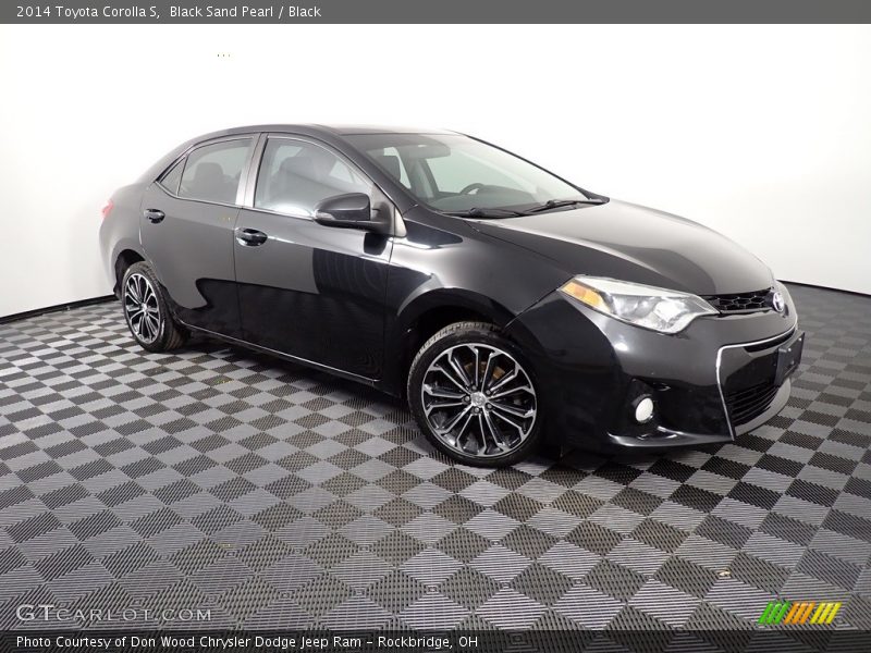 Black Sand Pearl / Black 2014 Toyota Corolla S