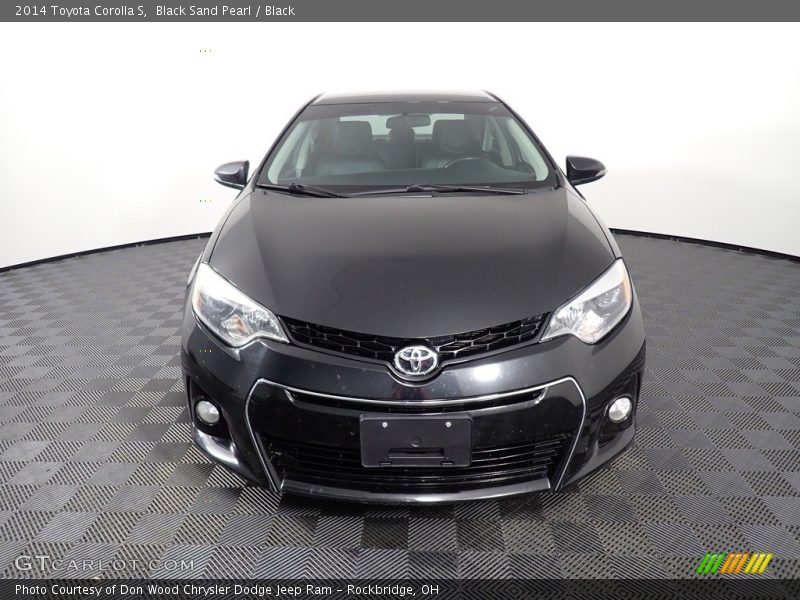 Black Sand Pearl / Black 2014 Toyota Corolla S
